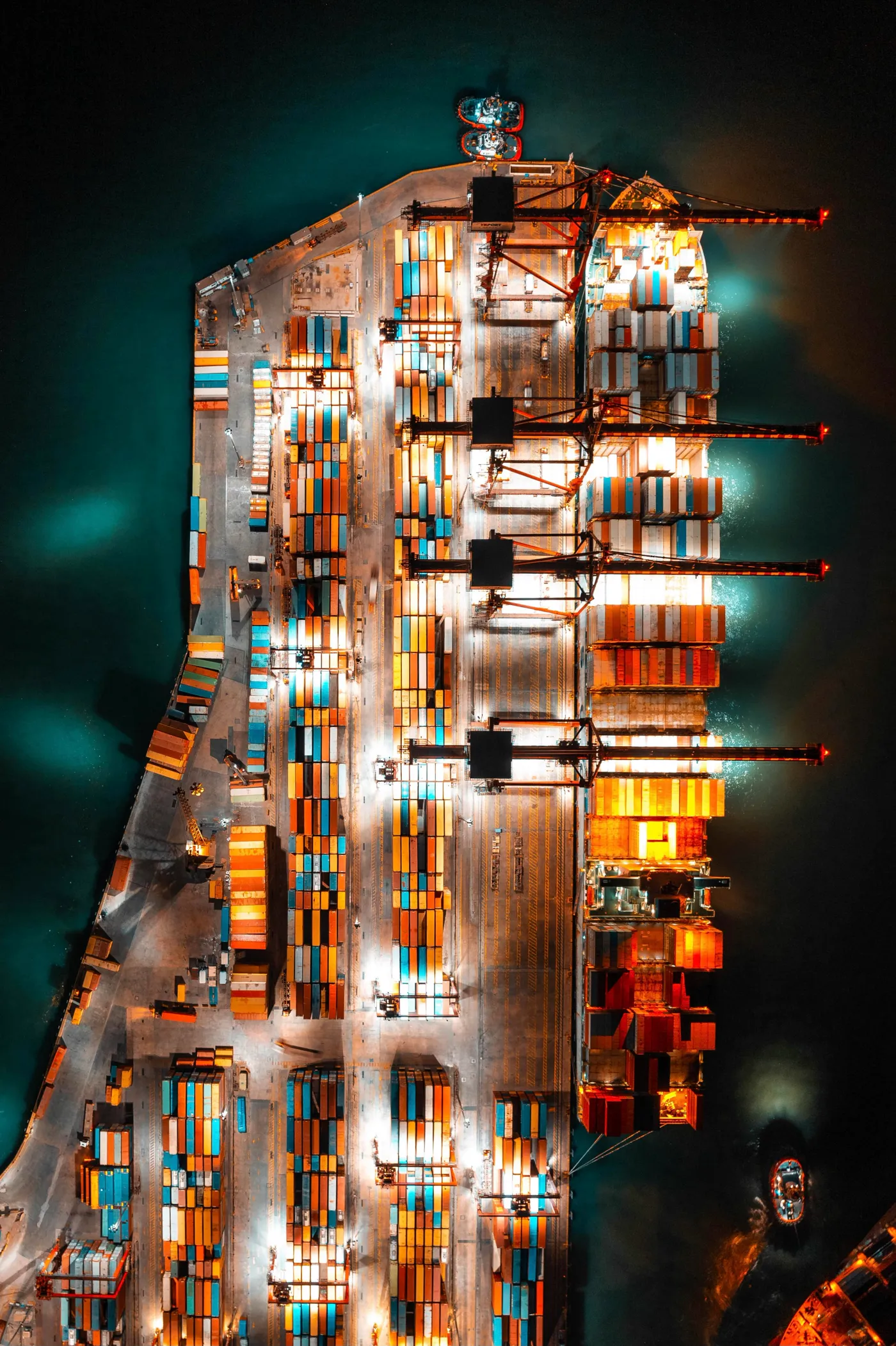 Supply chain consulting logistics illustration